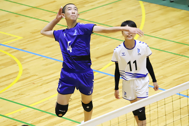写真：#4 安間 颯亮（大阪ブルテオンU15）