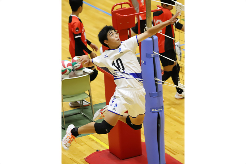 写真：試合中の選手の様子
