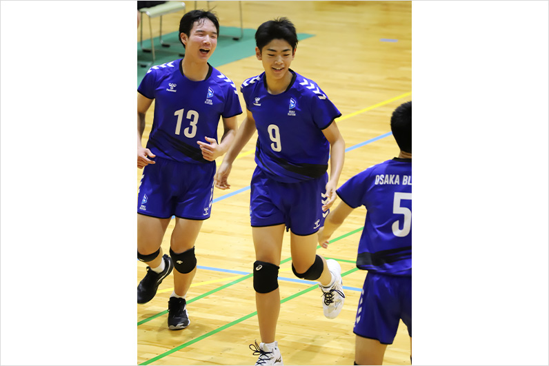 写真：試合中の選手の様子