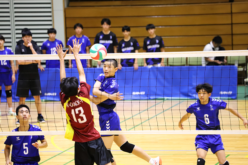 写真：試合中の選手の様子