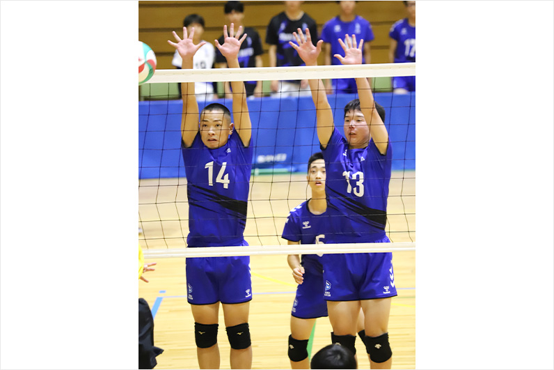 写真：試合中の選手の様子