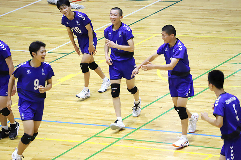 写真：試合中の選手の様子