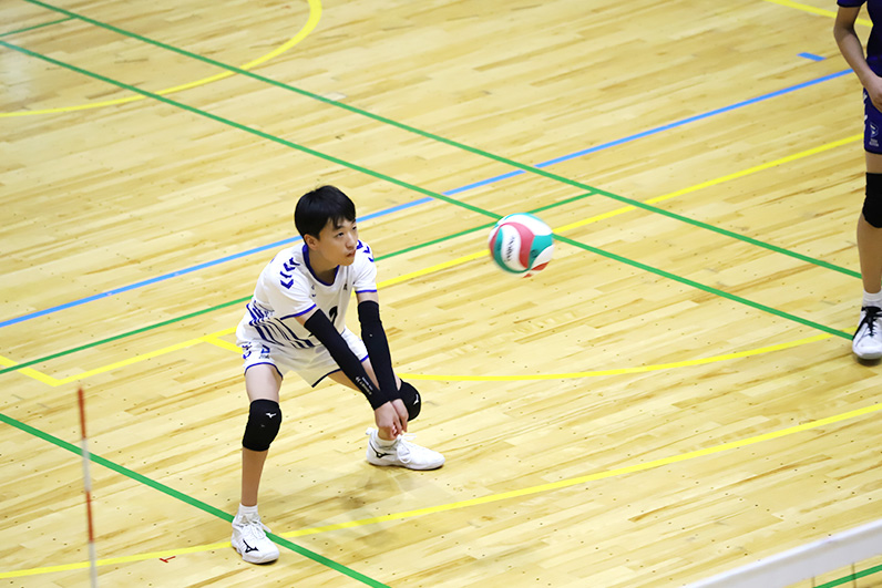 写真：試合中の選手の様子
