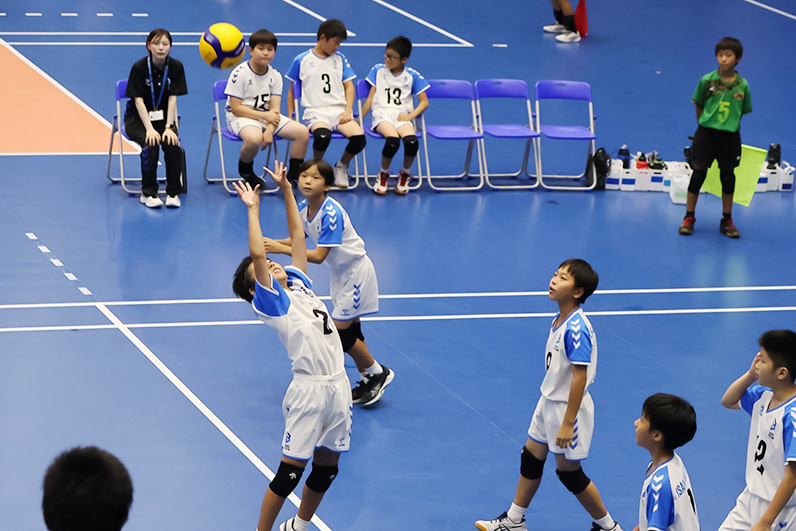 写真：試合中の選手の様子