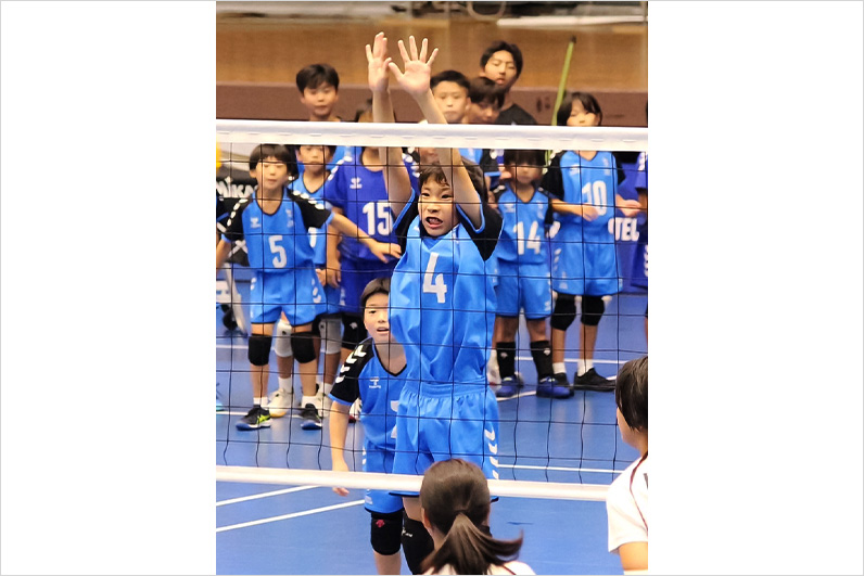 写真：試合中の選手の様子