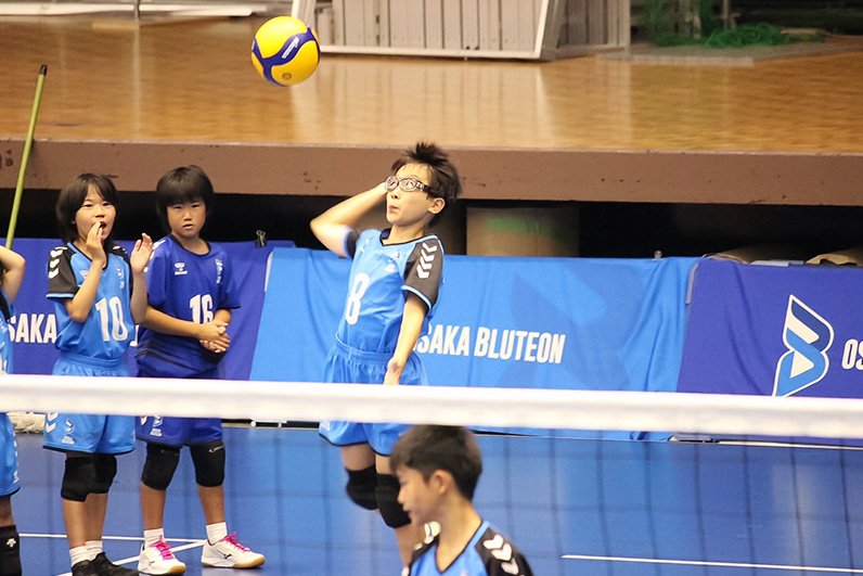 写真：試合中の選手の様子