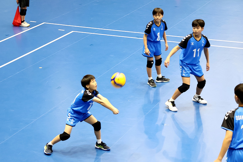 写真：試合中の様子