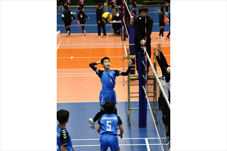 写真：試合中の様子