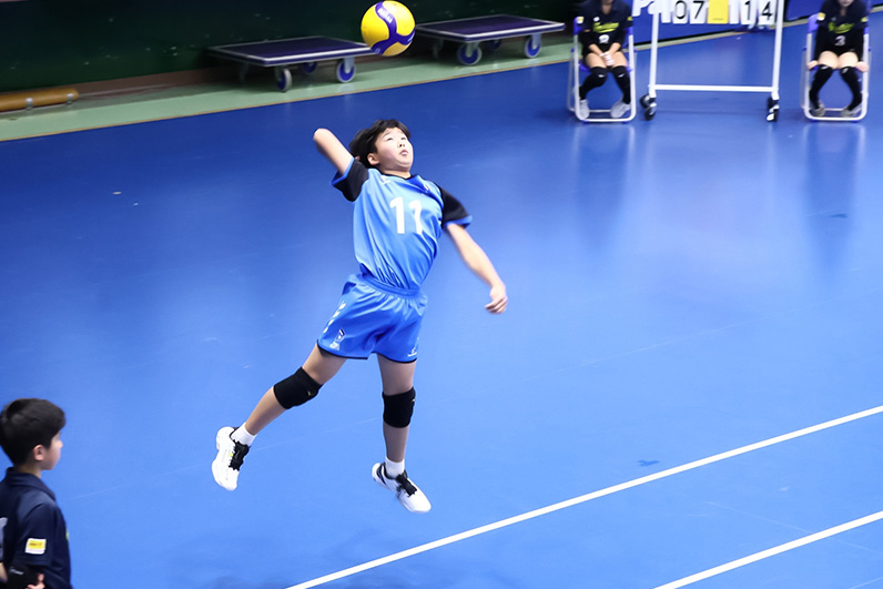 写真：試合中の様子