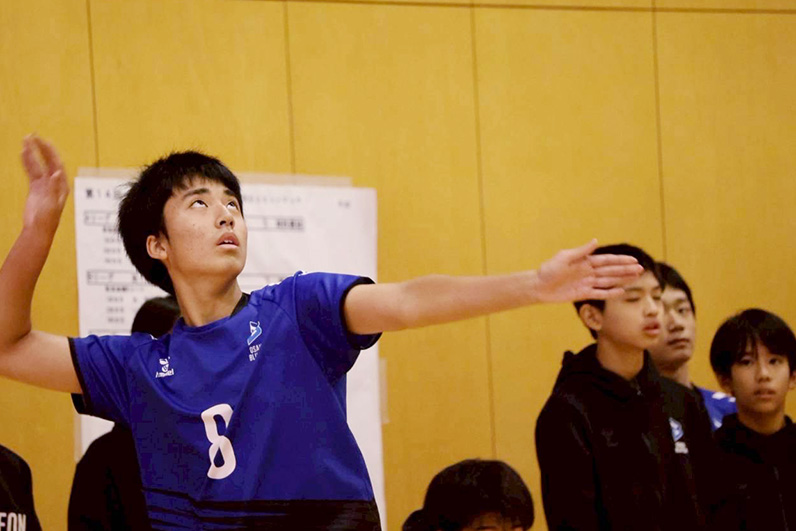 写真：試合中の選手の様子