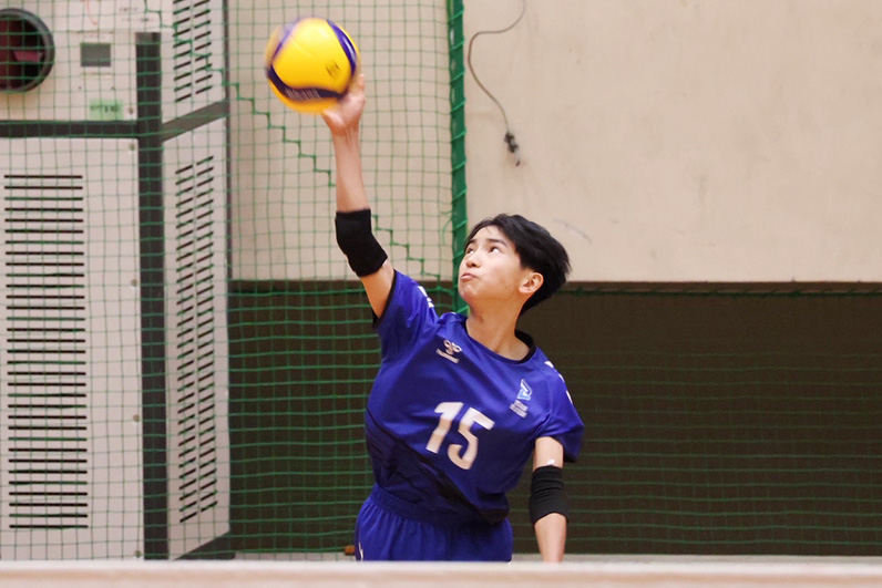 写真：試合中の選手の様子