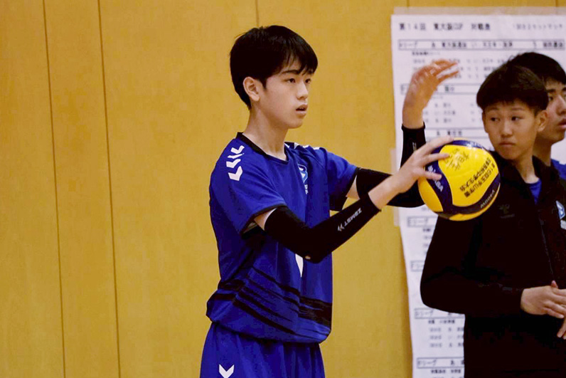 写真：試合中の選手の様子