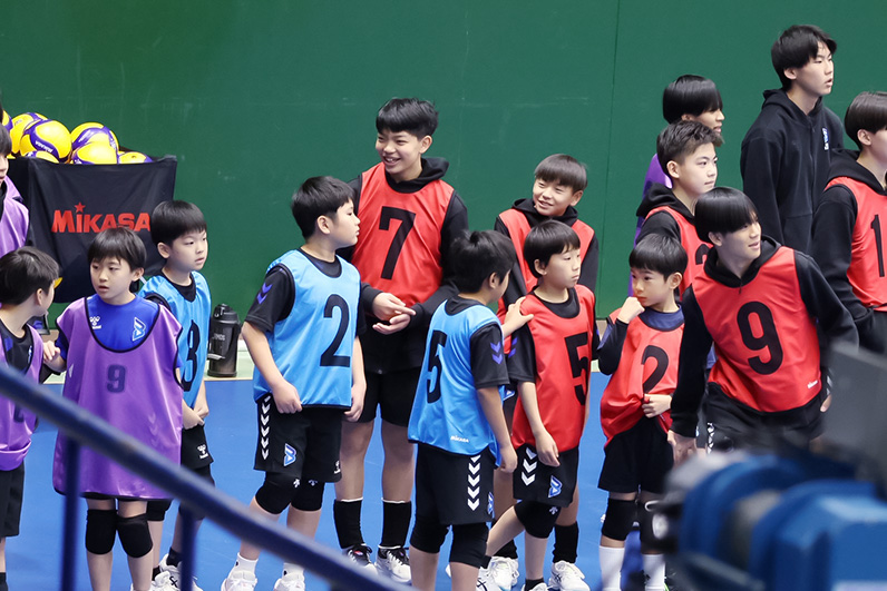 写真：イベント中の選手の様子