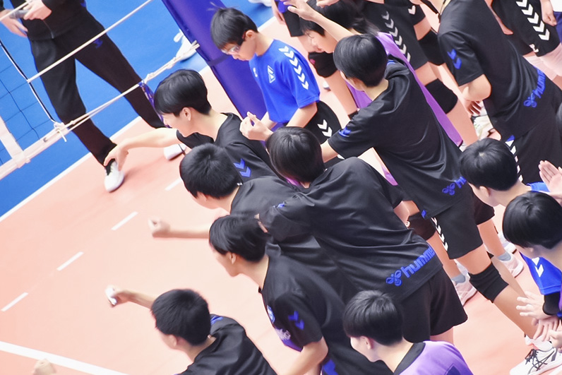 写真：イベント中の選手の様子