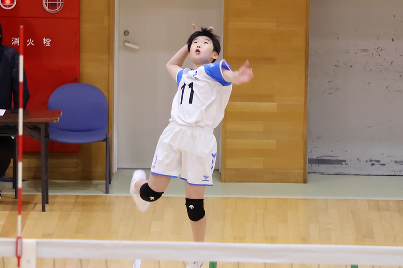 写真：試合中の選手の様子