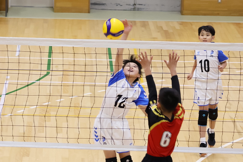 写真：試合中の選手の様子