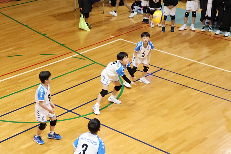 写真：試合中の選手の様子