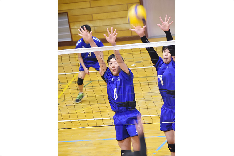 写真：試合中の選手の様子