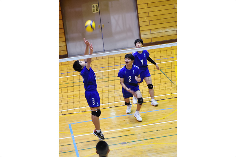 写真：試合中の選手の様子