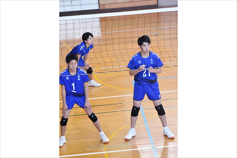 写真：試合中の選手の様子