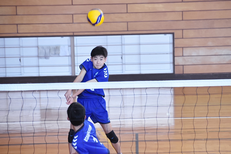 写真：試合中の選手の様子