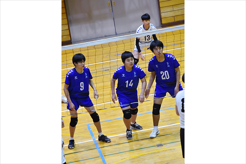 写真：試合中の選手の様子