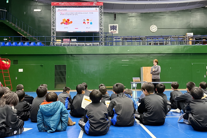 写真：U12の講習の様子