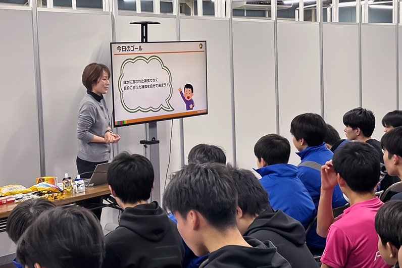 写真：U15の講習の様子