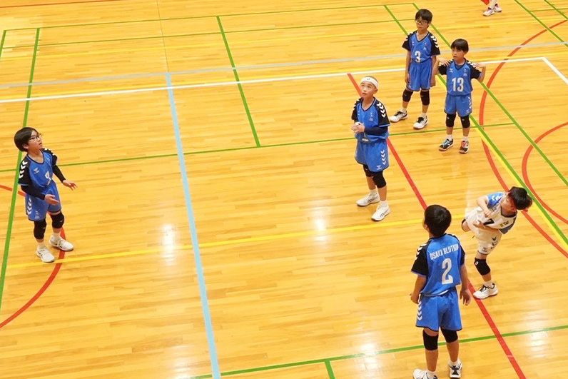 写真：試合中の選手の様子