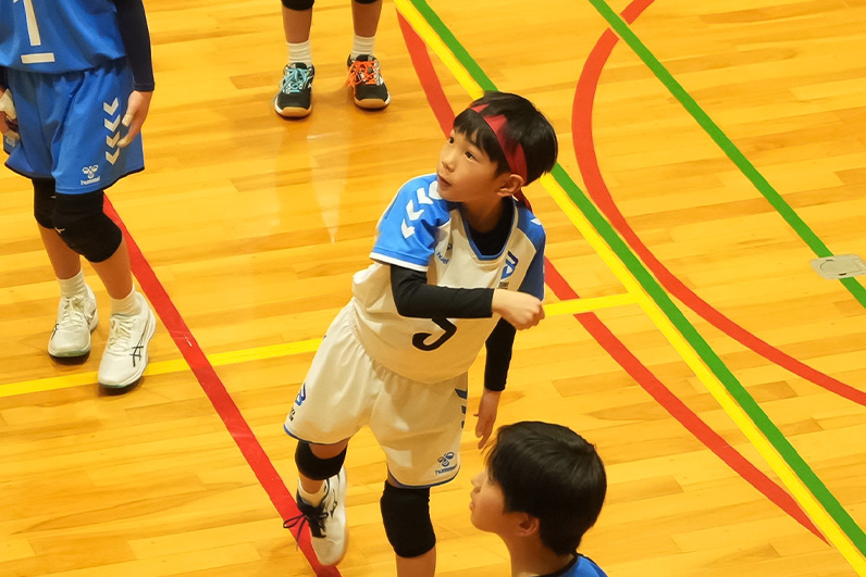 写真：試合中の選手の様子