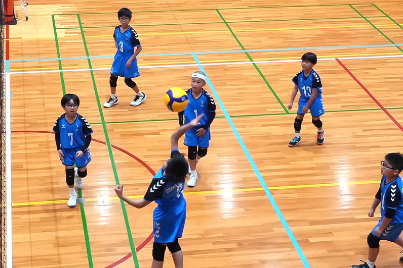 写真：試合中の選手の様子