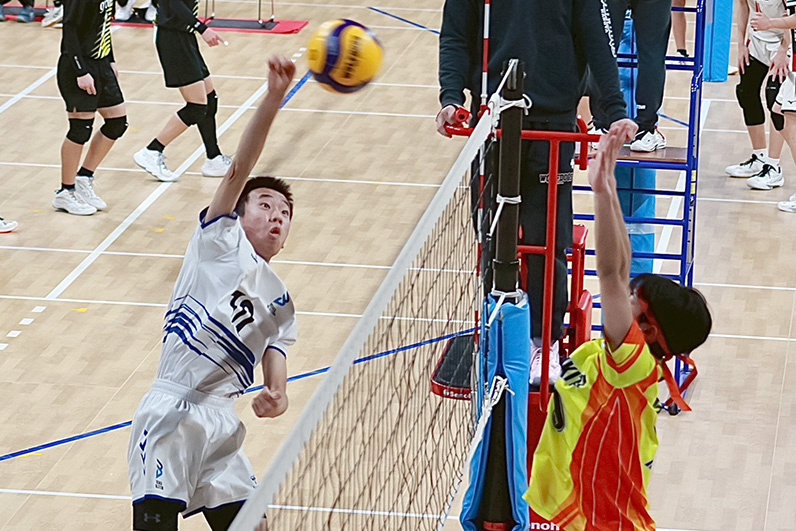 写真：試合中の選手の様子