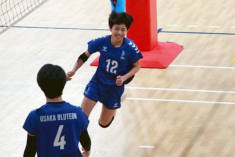 写真：試合中の選手の様子