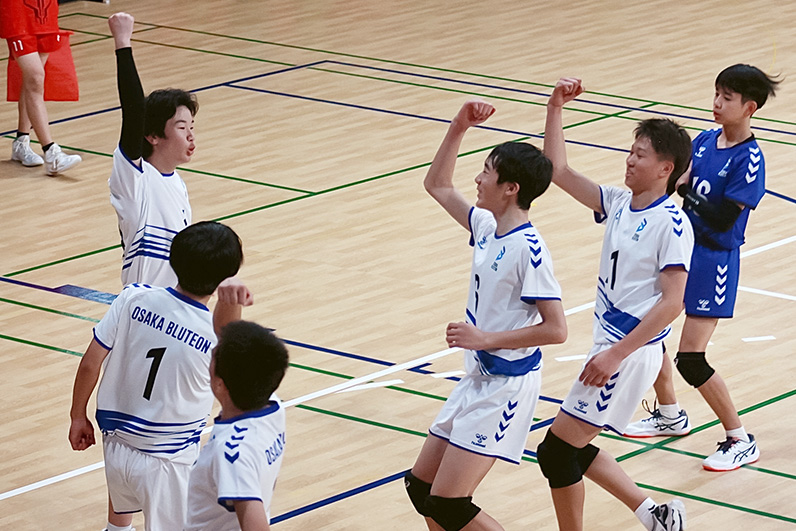 写真：試合中の選手の様子