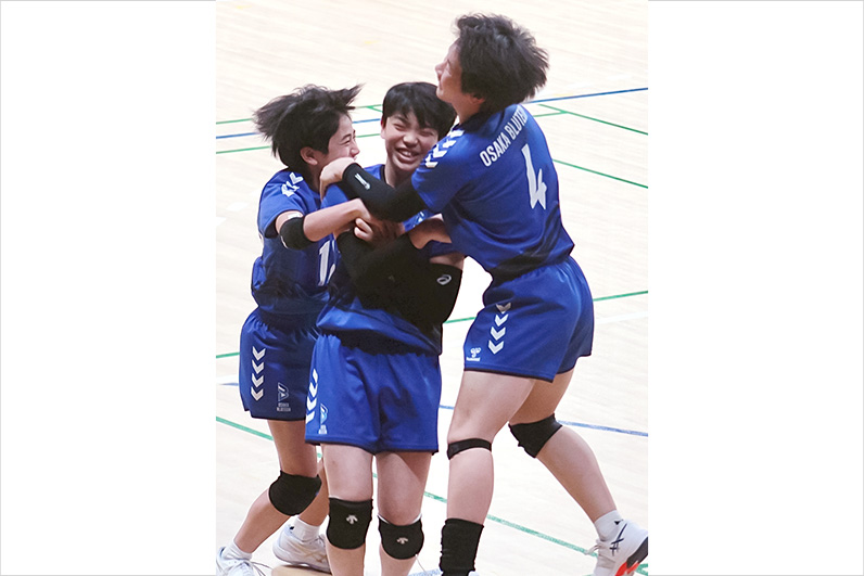 写真：試合中の選手の様子