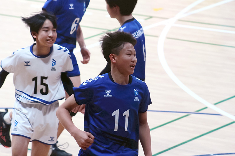 写真：試合中の選手の様子