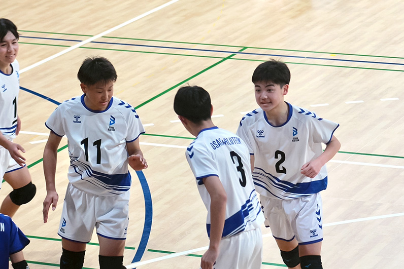 写真：試合中の選手の様子