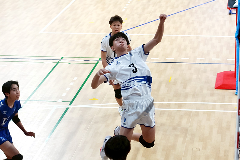 写真：試合中の選手の様子