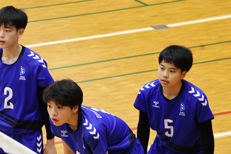 写真:試合中の様子