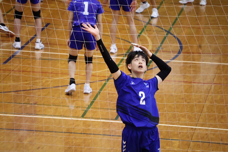 写真:試合中の様子
