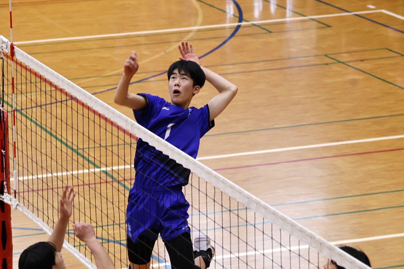 写真:試合中の様子
