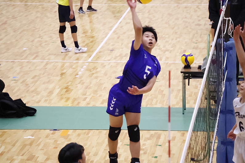 写真：試合中の選手の様子
