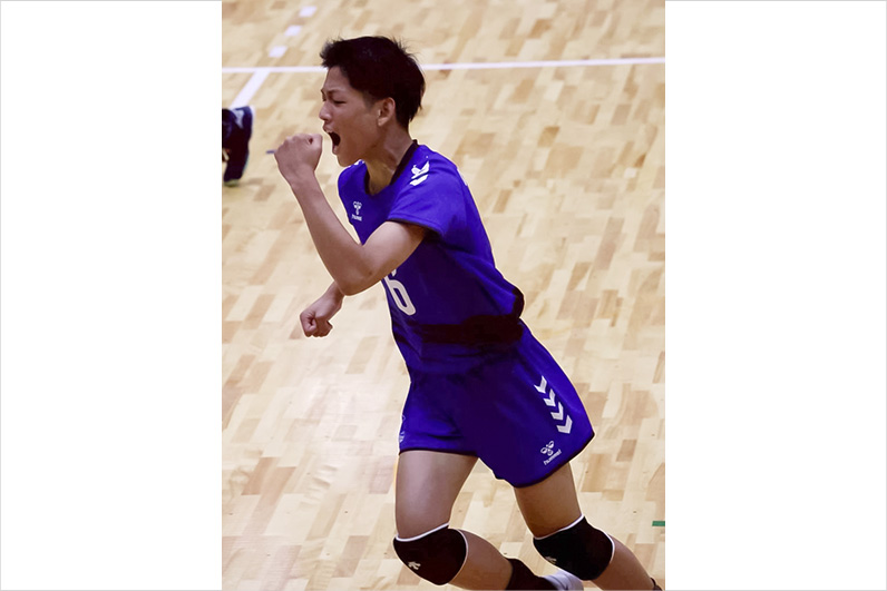 写真：試合中の選手の様子