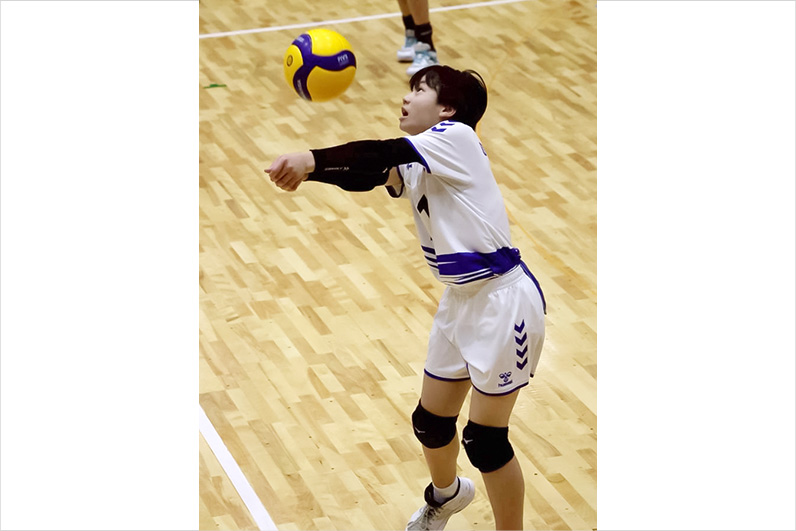 写真：試合中の選手の様子