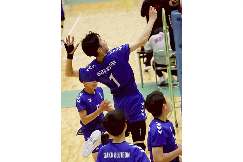 写真：試合中の選手の様子