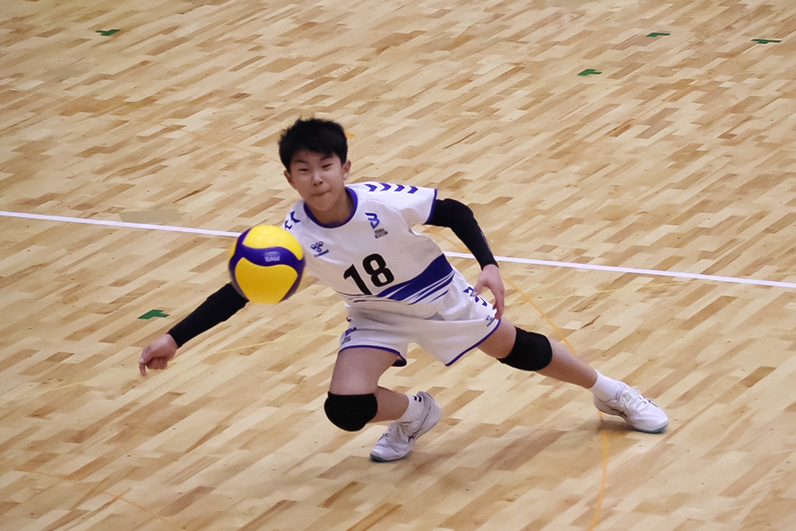 写真：試合中の選手の様子