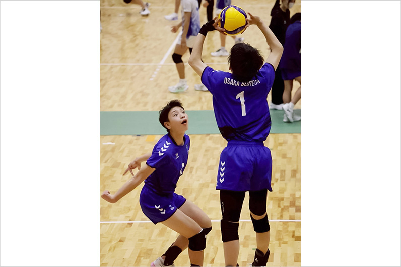 写真：試合中の選手の様子