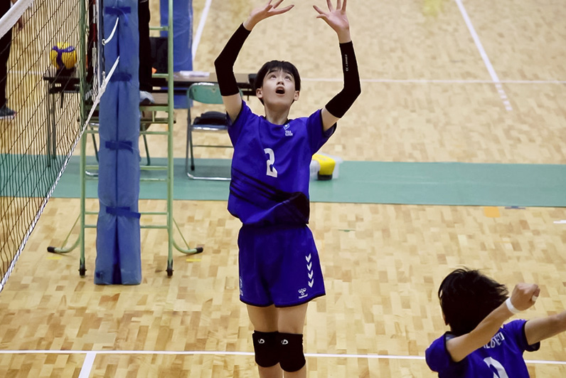 写真：試合中の選手の様子