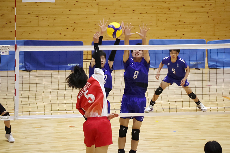 写真：試合中の選手の様子