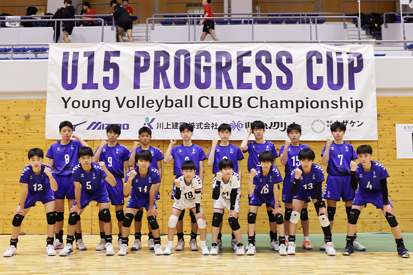 写真：U15選手の集合写真